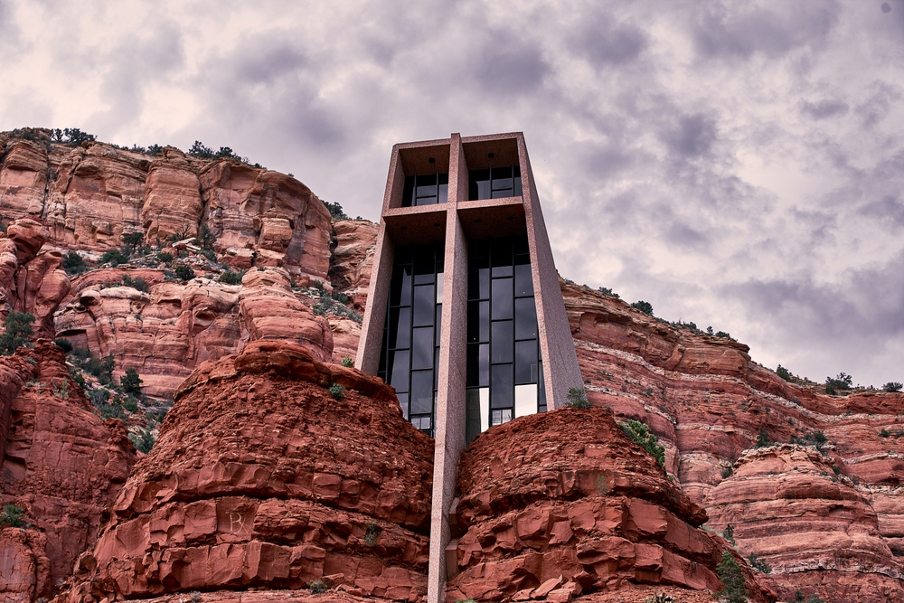 Holy,Cross,Chapel,In,Sedona,Arizona