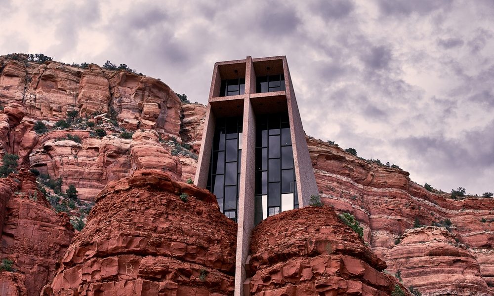 Holy,Cross,Chapel,In,Sedona,Arizona